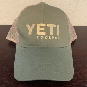 Yeti Green Adjustable Trucker Hat NWT